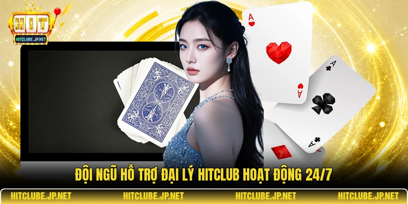 Đội ngũ hỗ trợ đại lý Hitclub hoạt động 24/7