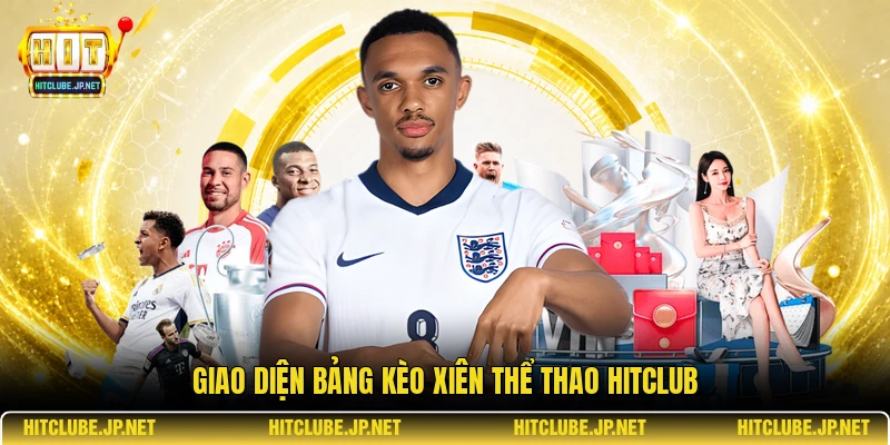 Giao diện bảng kèo xiên thể thao Hitclub